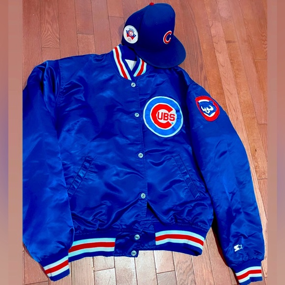 STARTER Jackets & Coats Vintage Chicago Cubs Baseball Jacket Poshmark